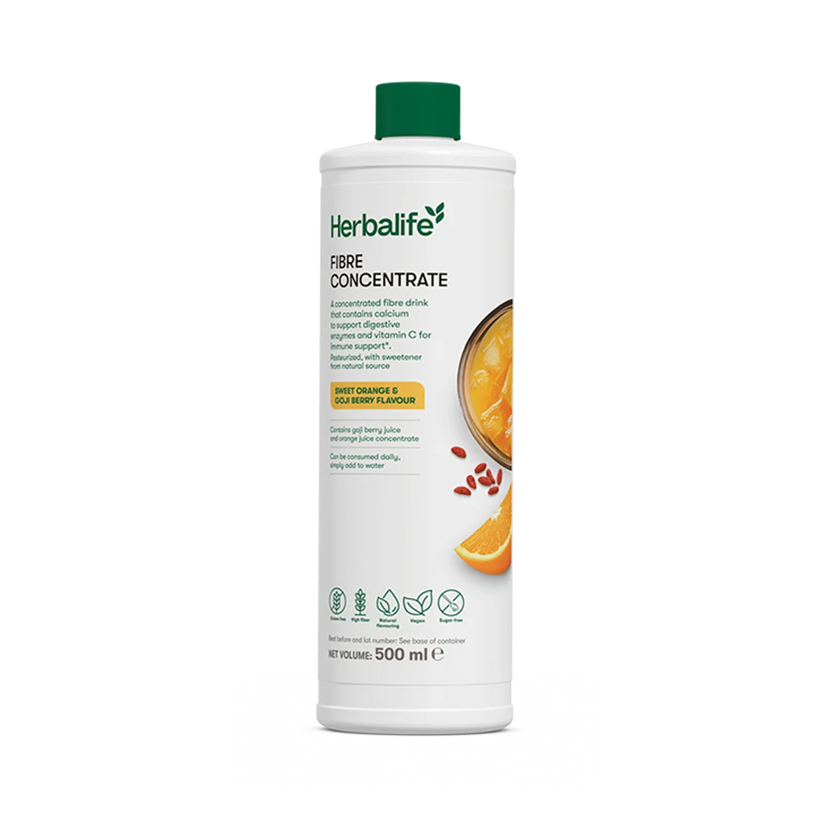 Fibre Concentrate Sweet Orange & Goji Berry Flavour 500 ml